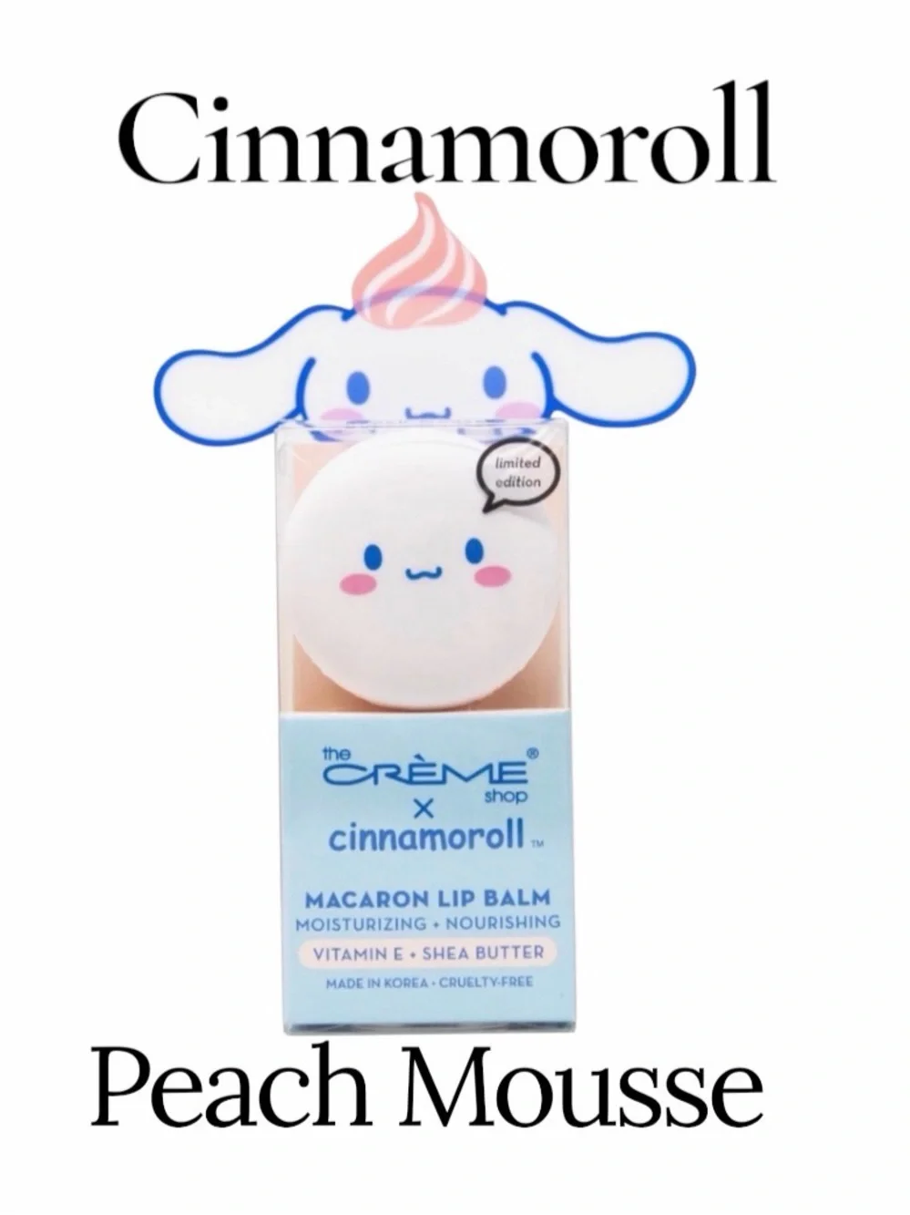 The Crème Shop x Sanrio Limited Edition Macaron Lip Balm
